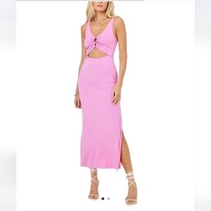l*space Pink Cutout Maxi Dress